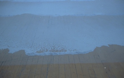 flour on the floor